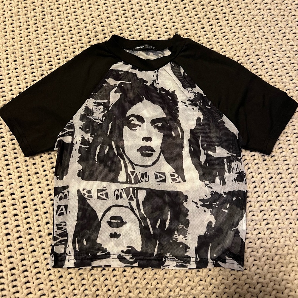 See through Graphic Tee